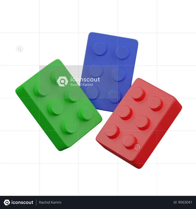 Lego piece  3D Icon