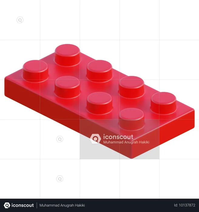 Pièce de lego  3D Icon