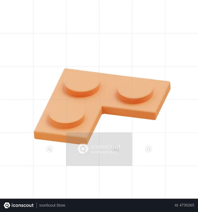 Lego Piece  3D Icon