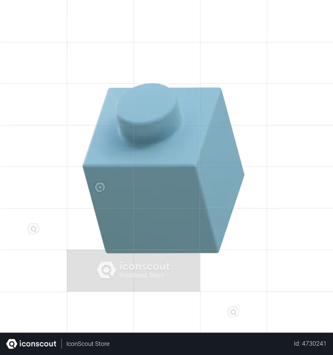 Lego Piece  3D Icon