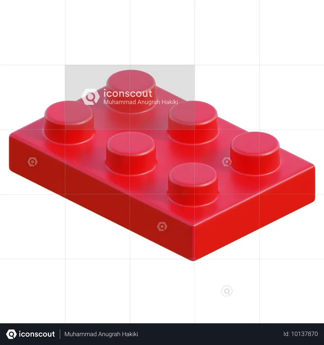 Lego-Stück  3D Icon