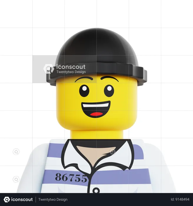 Voleur de lego  3D Icon