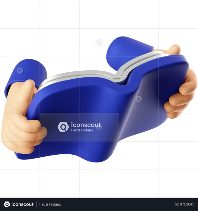 Leitura de livro  3D Icon