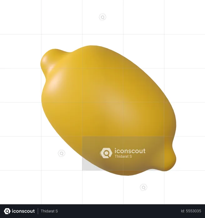 Lemon  3D Icon