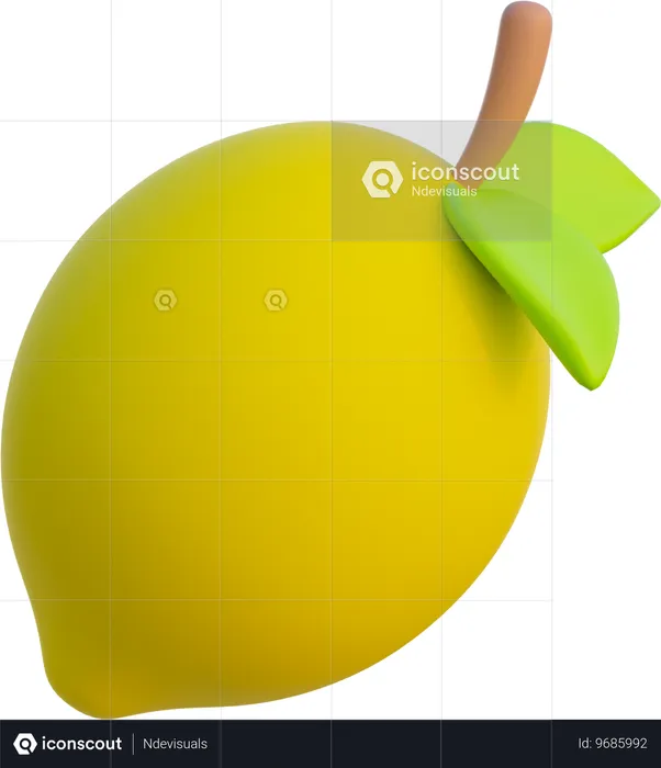 Lemon  3D Icon