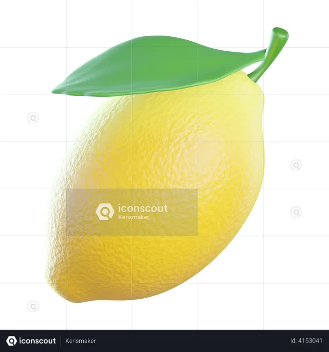 Lemon  3D Icon