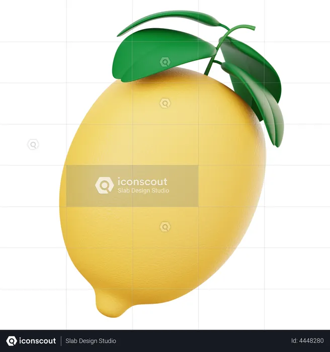 Lemon  3D Icon
