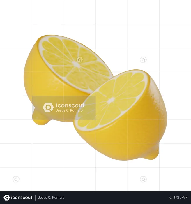Lemon  3D Icon