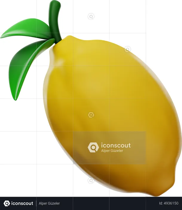 Lemon  3D Icon