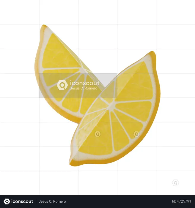 Lemon  3D Illustration