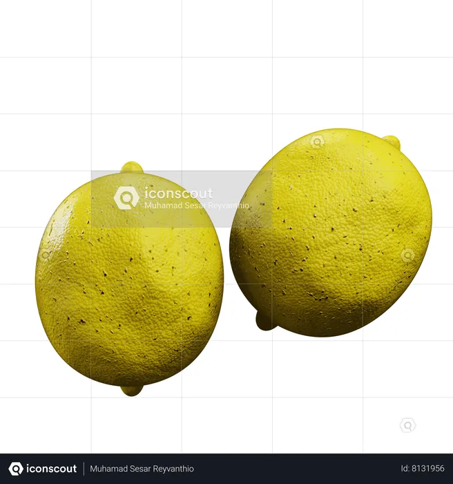 Lemon  3D Icon