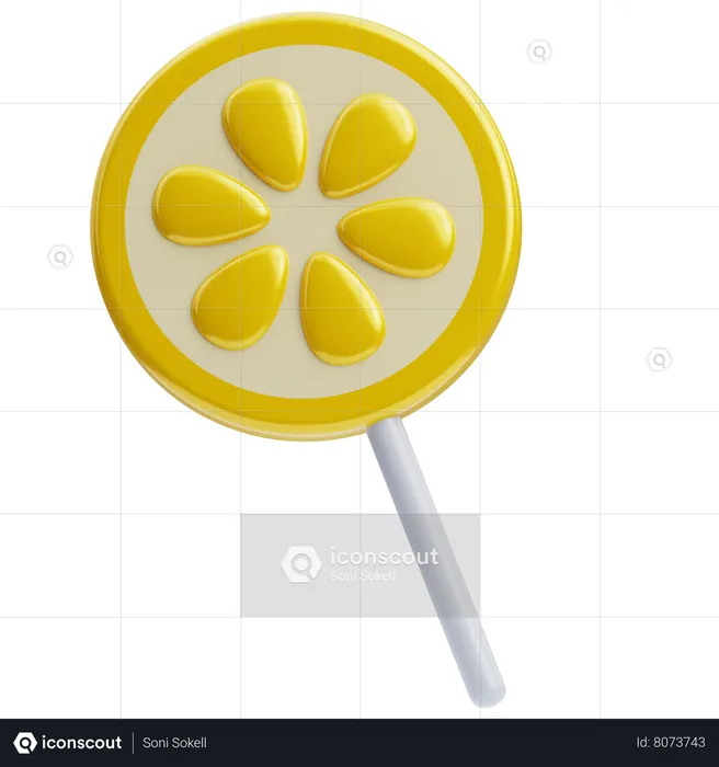 Lemon Candy  3D Icon