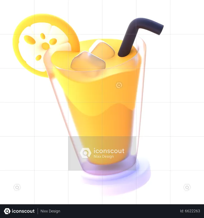 Lemon Drink  3D Icon
