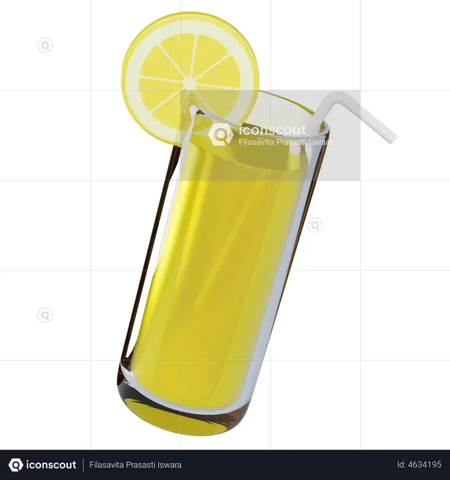 Lemon Juice  3D Icon