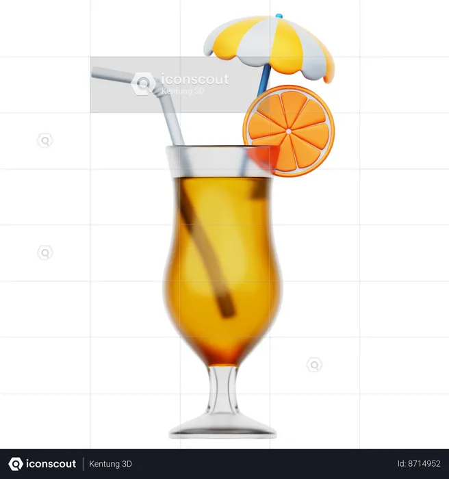 Lemon Juice  3D Icon