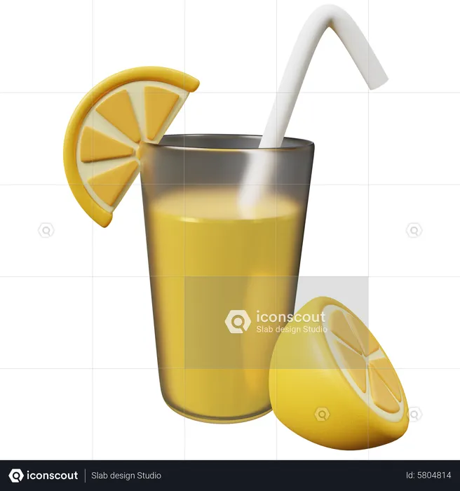 Lemon Juice  3D Icon