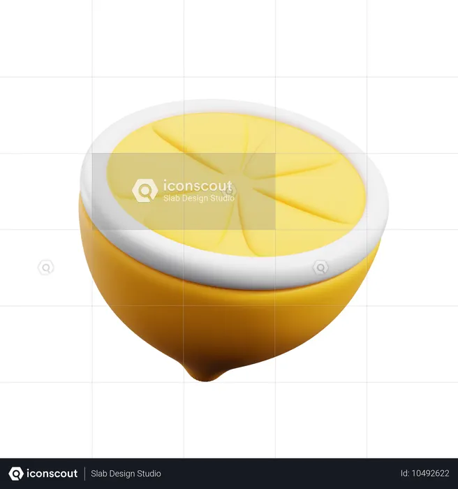 レモンスライス  3D Icon