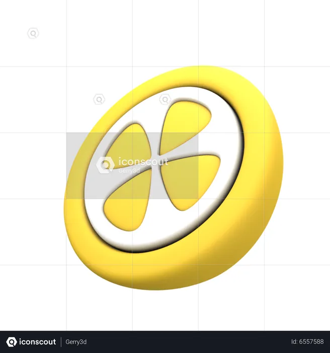 Lemon Slice  3D Icon