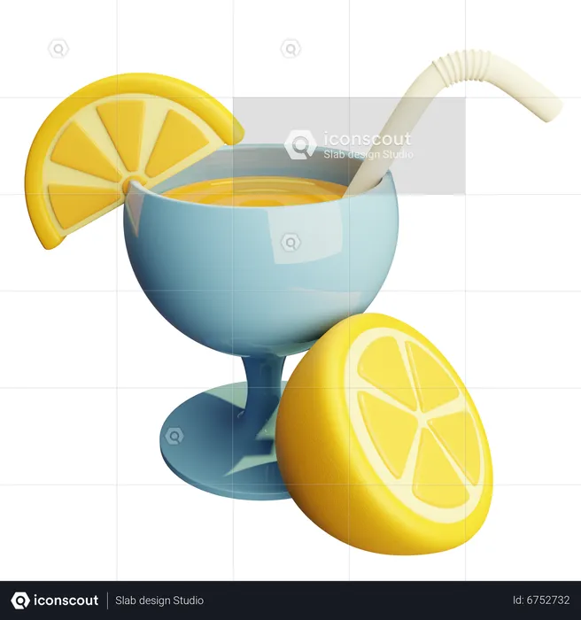 Lemonade  3D Icon