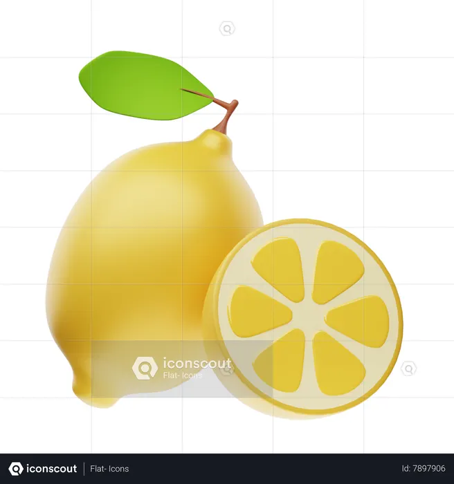 Lemonade  3D Icon