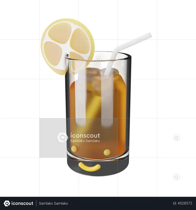 Lemonade  3D Illustration