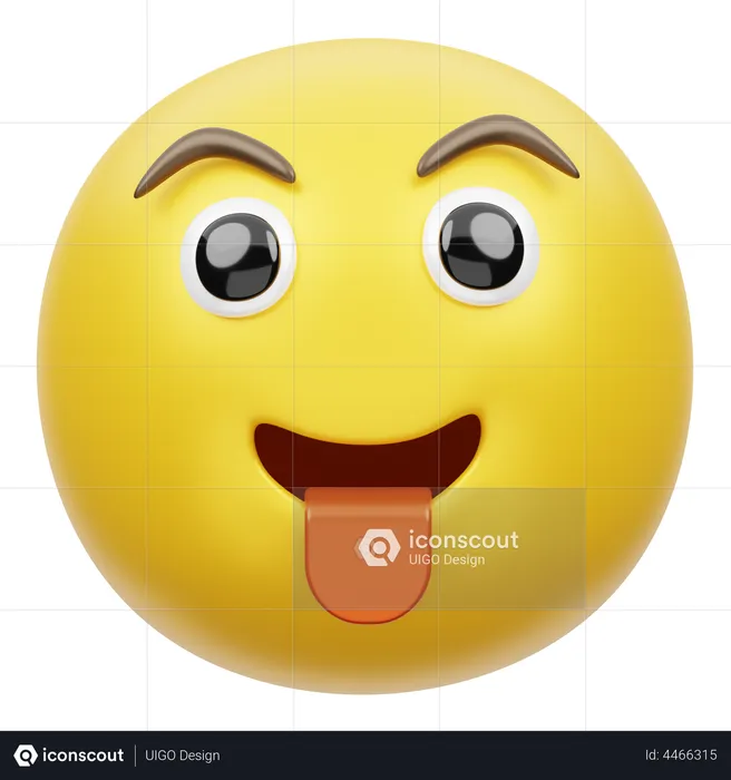 Lengua fuera Emoji 3D Emoji