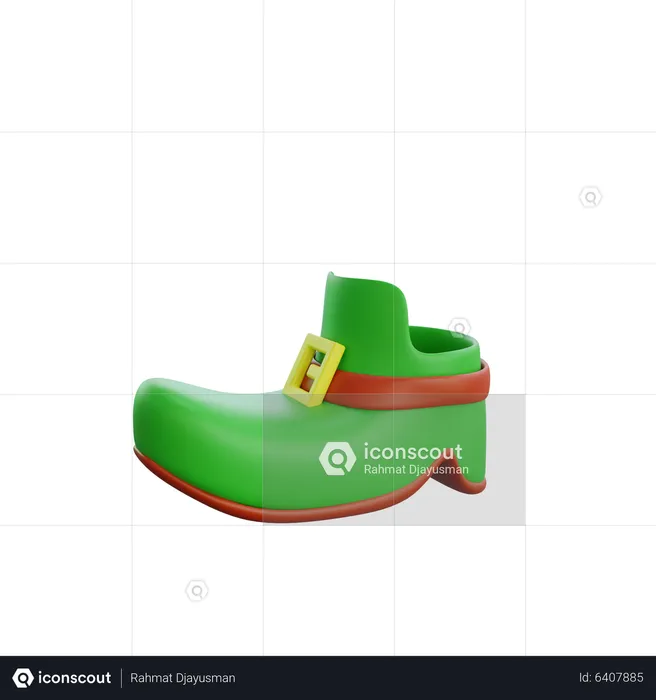 Leprechaun Shoe  3D Icon