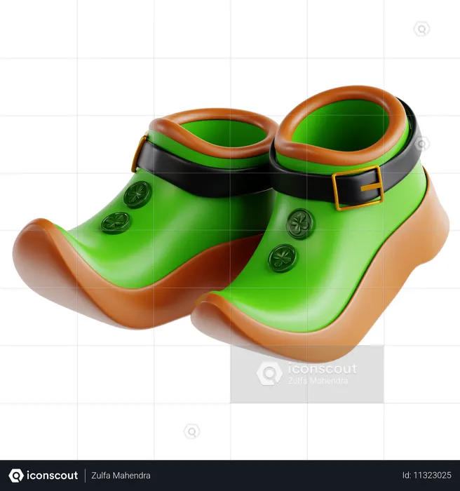 레프리콘 신발  3D Icon