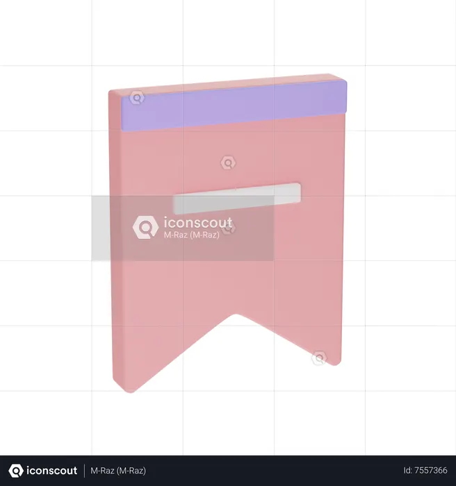 Lesezeichen  3D Icon