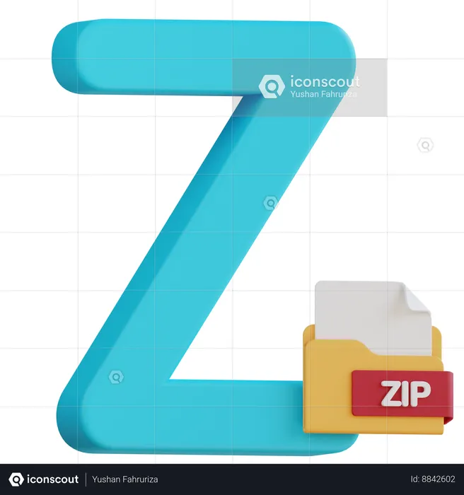 Letra z  3D Icon