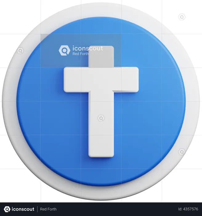 Signo de la iglesia  3D Icon