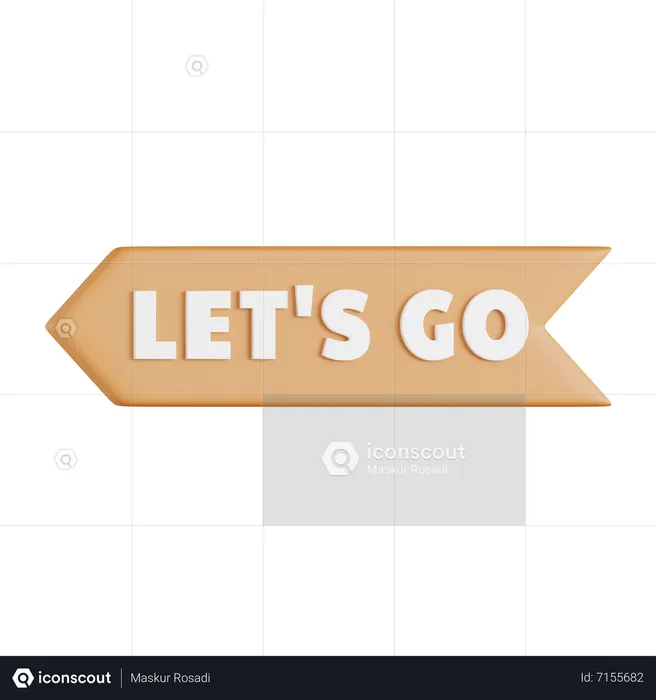 Let's Go Board  3D Icon