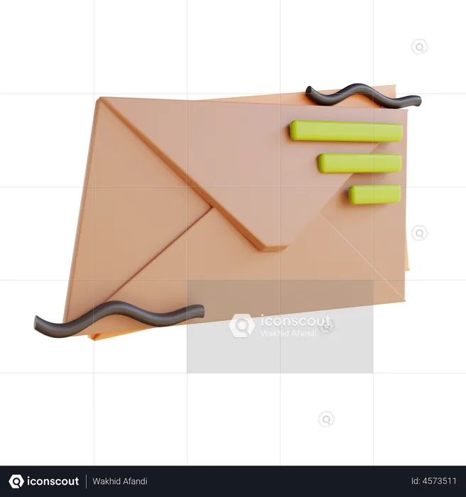 Letter  3D Illustration