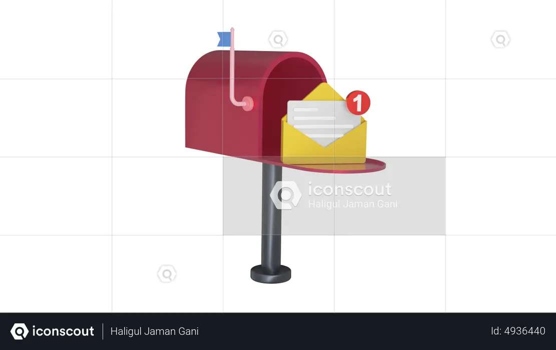 Letter Box  3D Icon