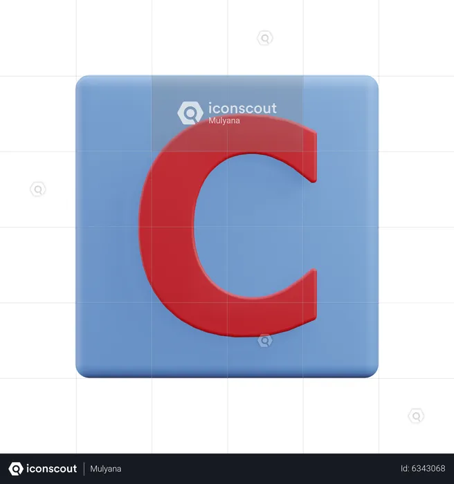 Letters C  3D Icon