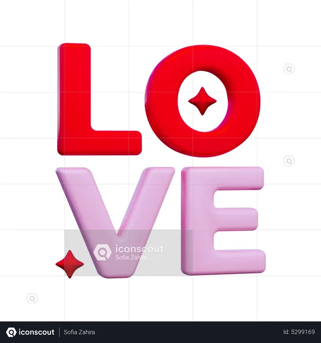 Lettre d'amour  3D Icon