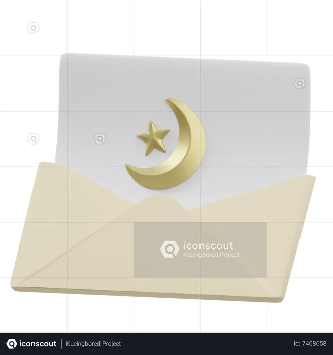 Lettre islamique  3D Icon