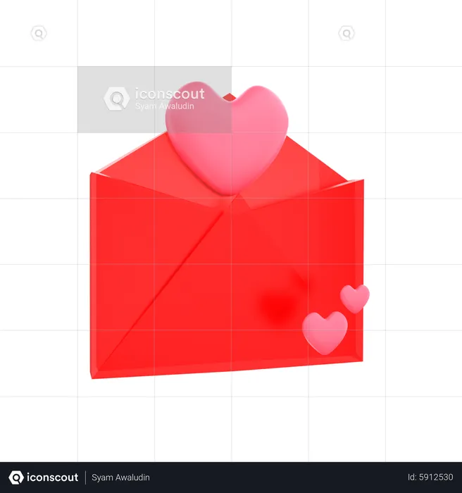 Lettres d'amour  3D Icon