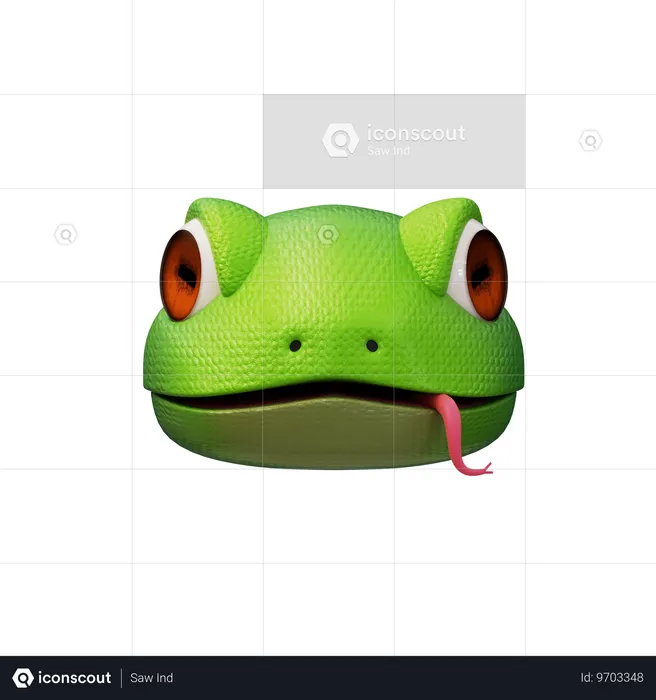 Lézard  3D Icon