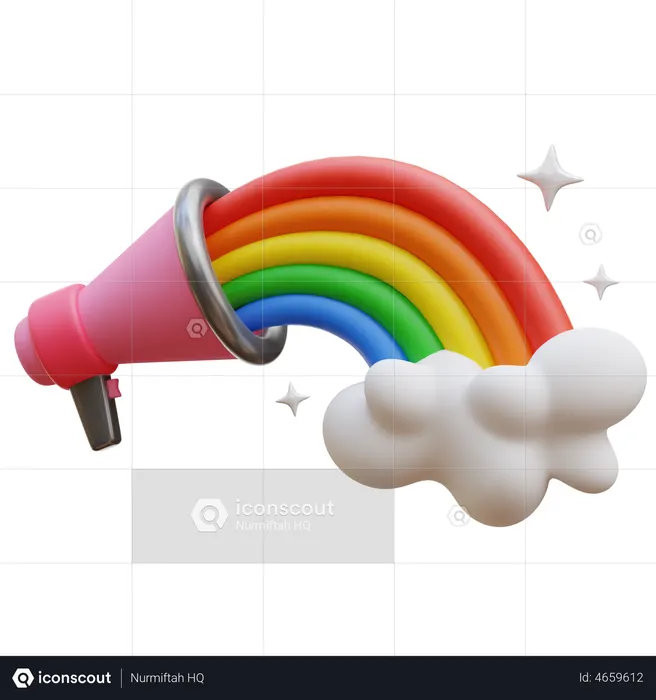 Lgbtq Community Promotion  3D Illustration