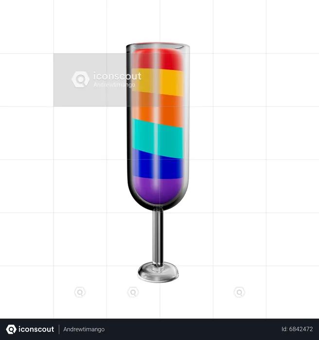 Lgbtq Drink  3D Icon