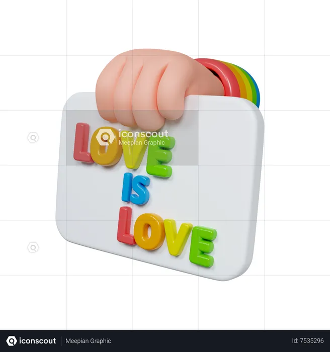 Lgbtq Love  3D Icon