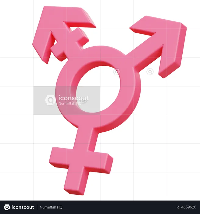 Lgbtq Symbol  3D Illustration