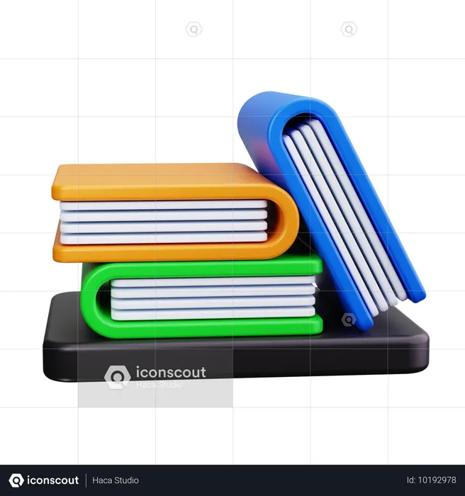 Library  3D Icon