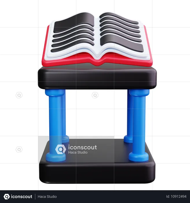 Library  3D Icon