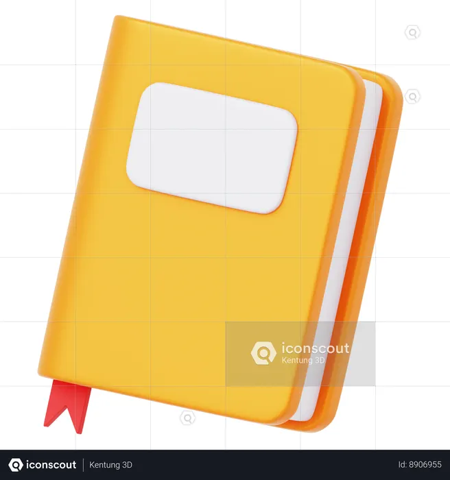 Libro  3D Icon