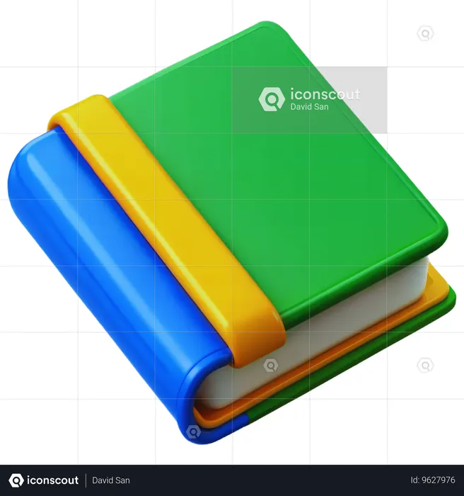 Libro  3D Icon