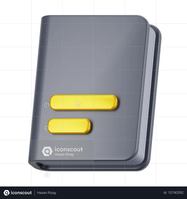 Libro  3D Icon