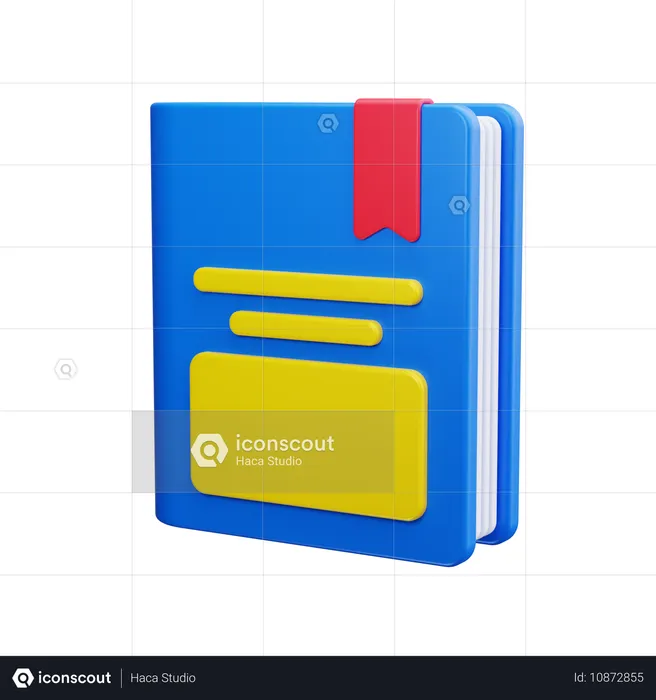 Libro  3D Icon