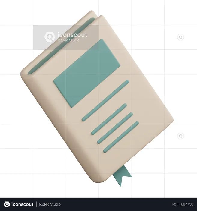 Libro  3D Icon